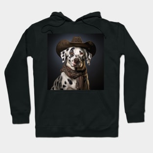 Cowboy Dog - Dalmatian Hoodie